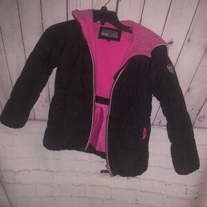 Cozy Kids Puffer Jacket with Pink Lining